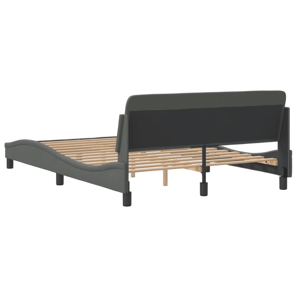 8721012341517_g_en_hd_4 vidaXL Bed Frame "Dover" Dark Grey 137x190 cm Double Fabric - Image 6