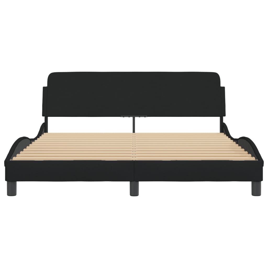 8721012341586_g_en_hd_2 vidaXL Bed Frame "Dover" Black 152x203 cm Queen Fabric - Image 4