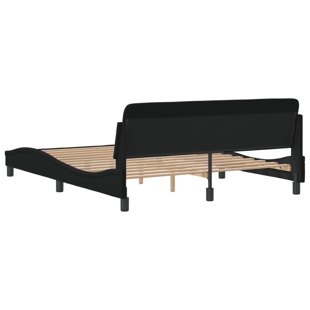 8721012341586_g_en_hd_4 vidaXL Bed Frame "Dover" Black 152x203 cm Queen Fabric - Image 6