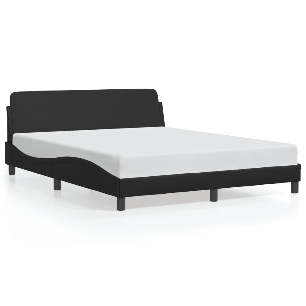 8721012341616_a_en_hd_1 vidaXL Bed Frame "Dover" Black 152x203 cm Queen Faux Leather - Image 2