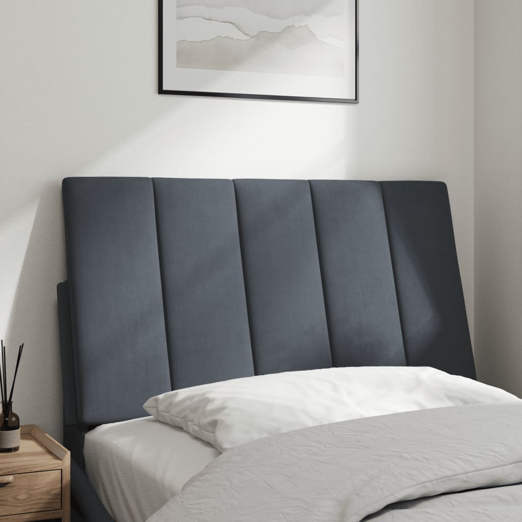 8721012341746_g_en_hd_1 vidaXL Headboard Cushion "Hanko" Dark Grey 90 cm Velvet - Image 3