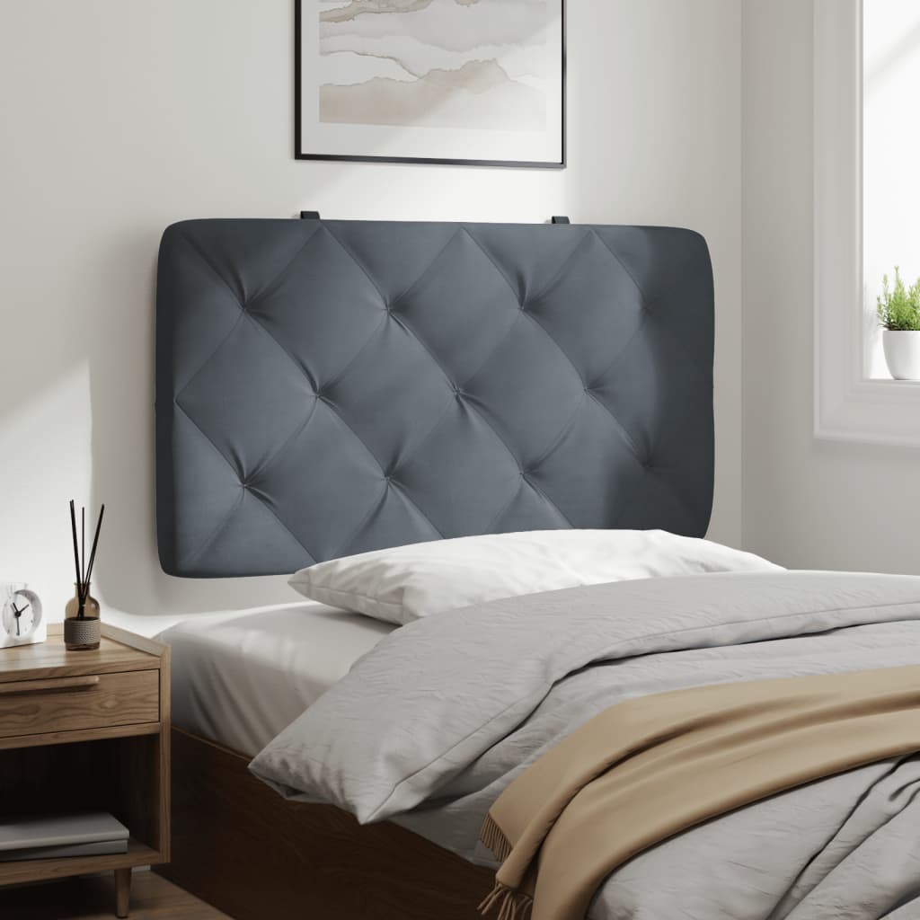 8721012341784_g_en_hd_2 vidaXL Headboard Cushion Dark Grey 90 cm Velvet - Image 4
