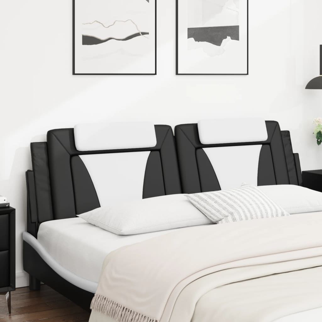 8721012341883_g_en_hd_1 vidaXL Headboard Cushion "Viana" Black and White 180 cm Faux Leather - Image 3