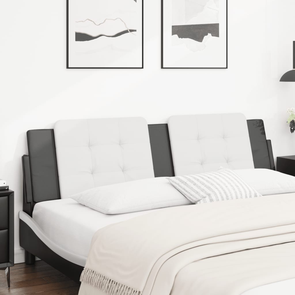 8721012341968_g_en_hd_1 vidaXL Headboard Cushion "Zadar" Black and White 180 cm Faux Leather - Image 3