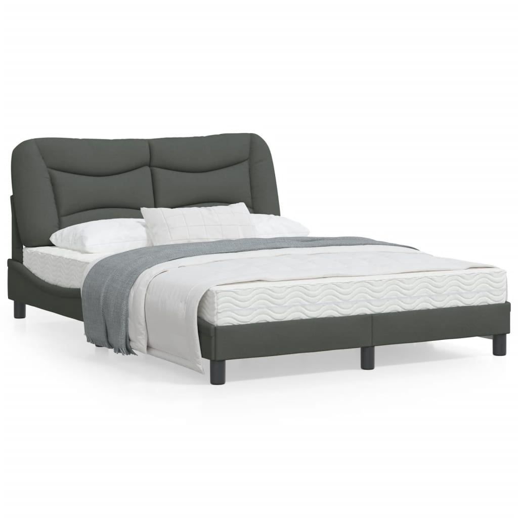 8721012342880_a_en_hd_1 vidaXL Bed Frame without Mattress "Hvar" Dark Grey 137x190 cm Double Fabric - Image 2