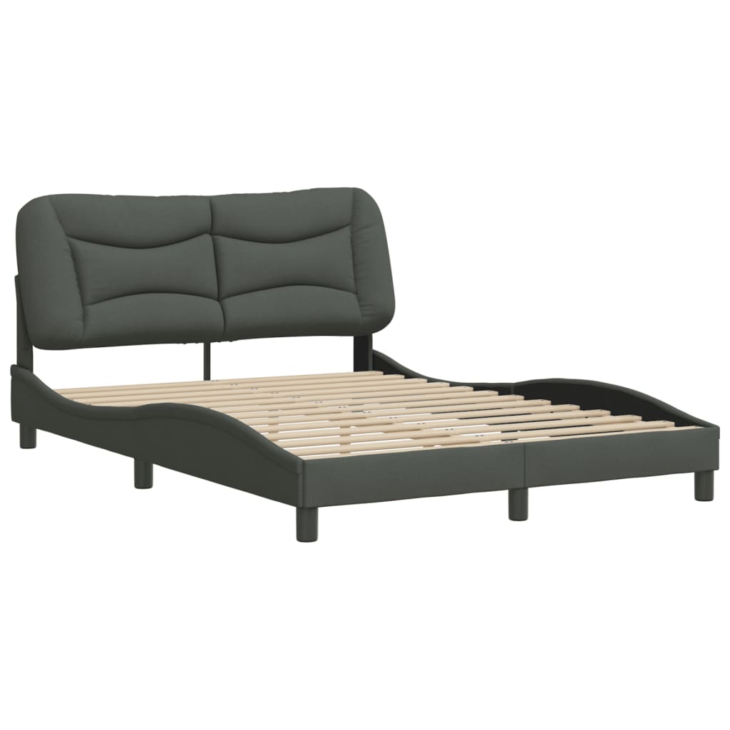 8721012342880_g_en_hd_1 vidaXL Bed Frame without Mattress "Hvar" Dark Grey 137x190 cm Double Fabric - Image 3