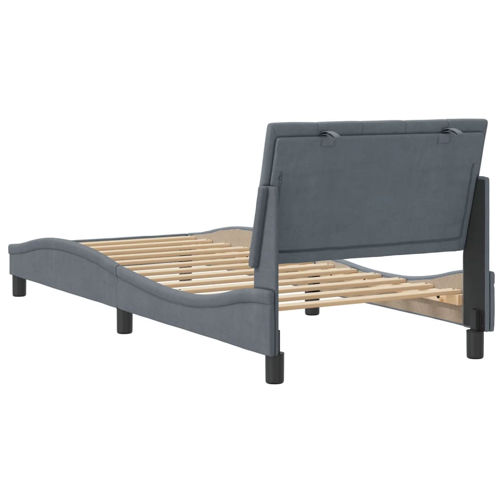 8721012343030_g_en_hd_5 vidaXL Bed Frame without Mattress "Hanko" Dark Grey 90x190 cm Velvet - Image 7