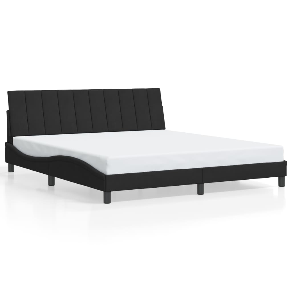 8721012343467_a_en_hd_1 vidaXL Bed Frame without Mattress "Hanko" Black 180x200 cm King Velvet - Image 2