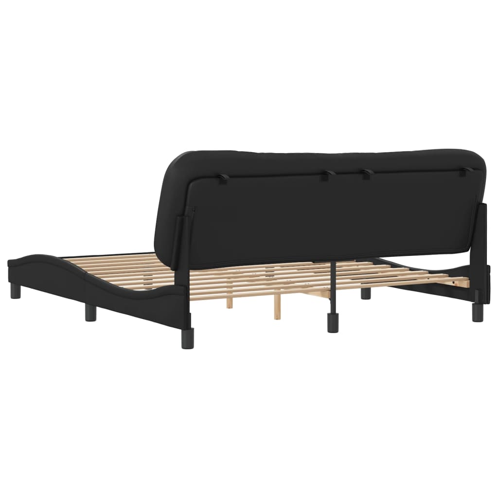 8721012344990_g_en_hd_4 vidaXL Bed Frame without Mattress "Hvar" Black 180x200 cm King Faux Leather - Image 6