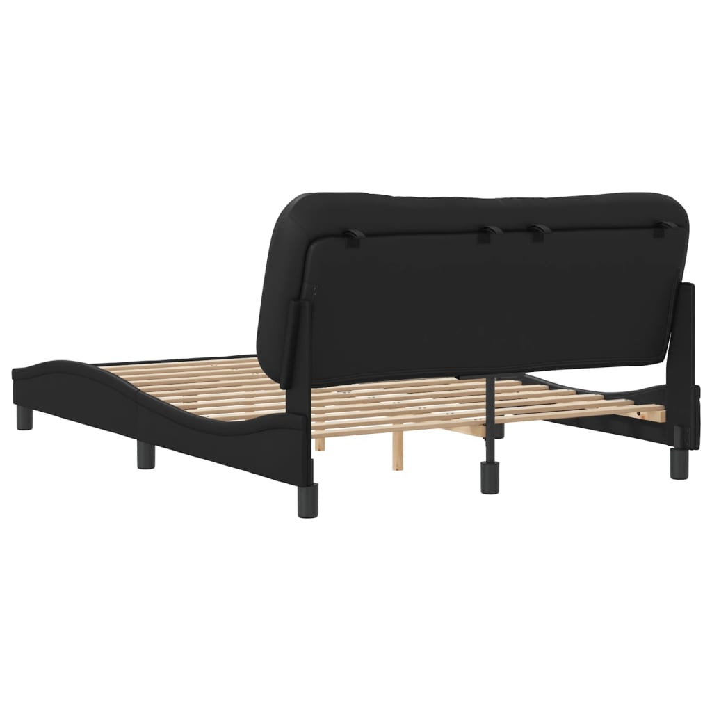 8721012345195_g_en_hd_4 vidaXL Bed Frame without Mattress "Hvar" Black 137x190 cm Double Faux Leather - Image 6