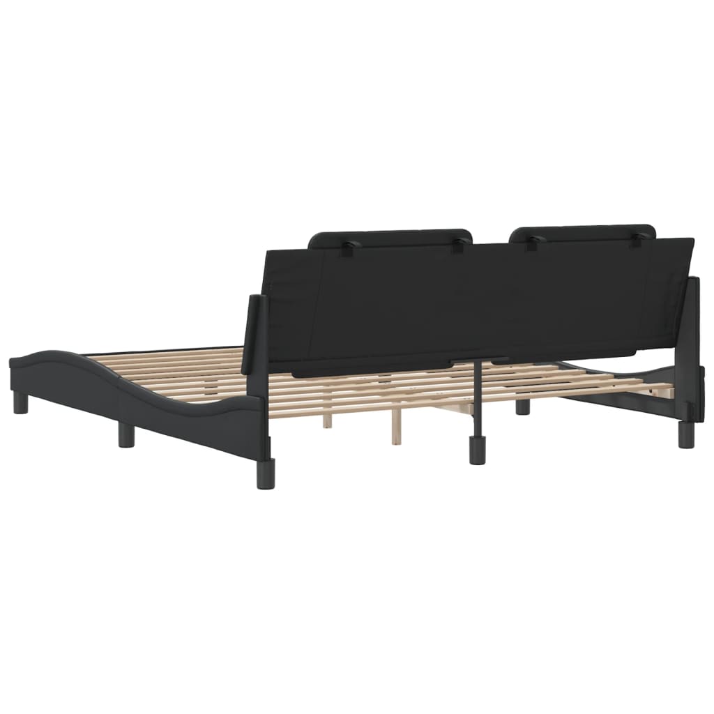 8721012346819_g_en_hd_4 vidaXL Bed Frame without Mattress "Zadar" Black 180x200 cm King Faux Leather - Image 6