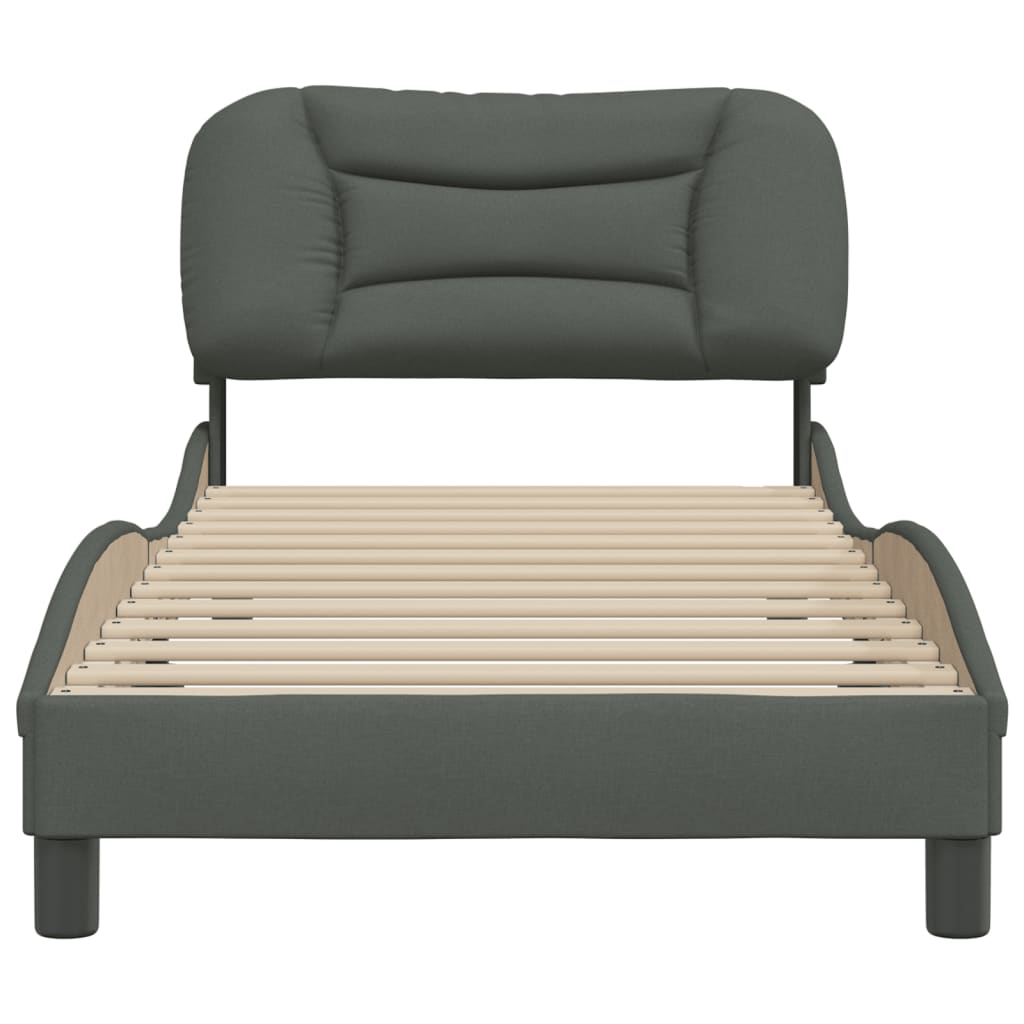 8721012347137_g_en_hd_2 vidaXL Bed Frame without Mattress "Hvar" Dark Grey 90x190 cm Fabric - Image 4