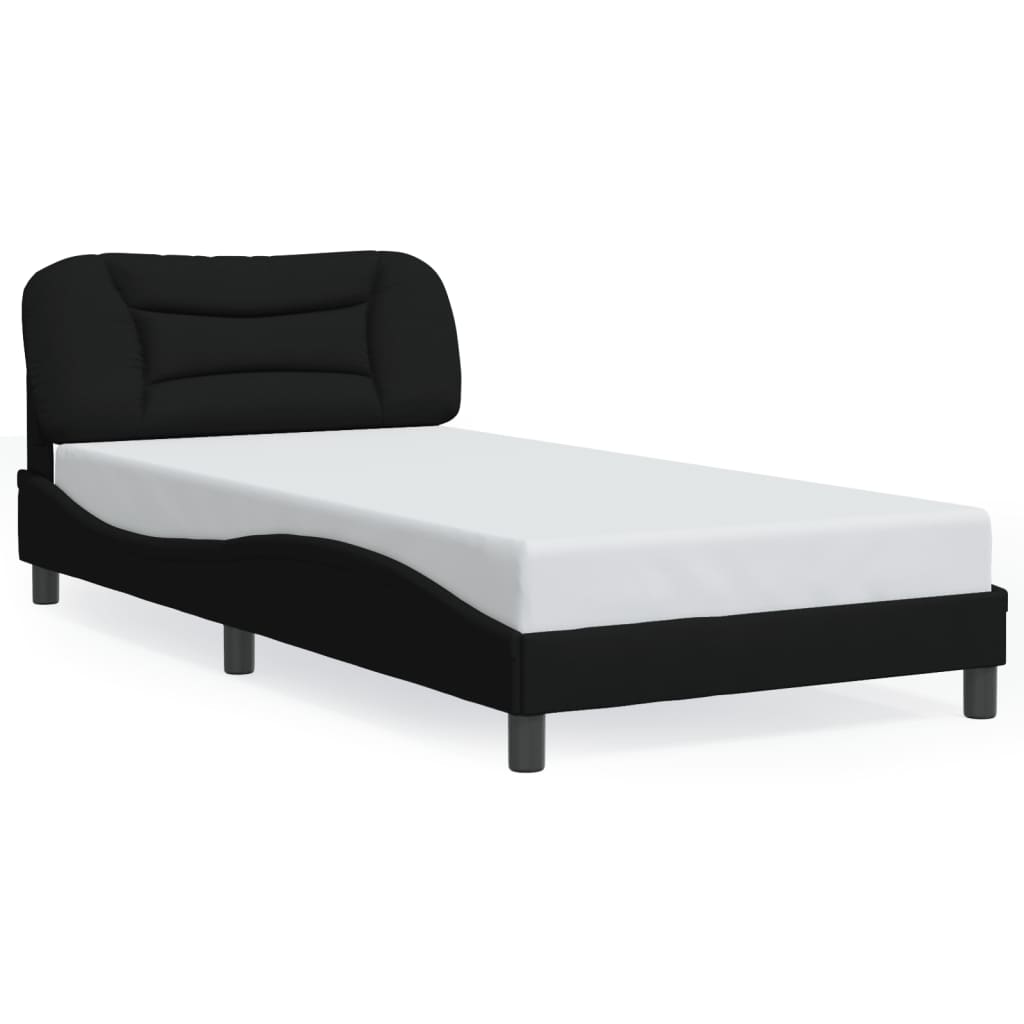 8721012347168_a_en_hd_1 vidaXL Bed Frame without Mattress "Hvar" Black 107x203 cm King Single Fabric - Image 2