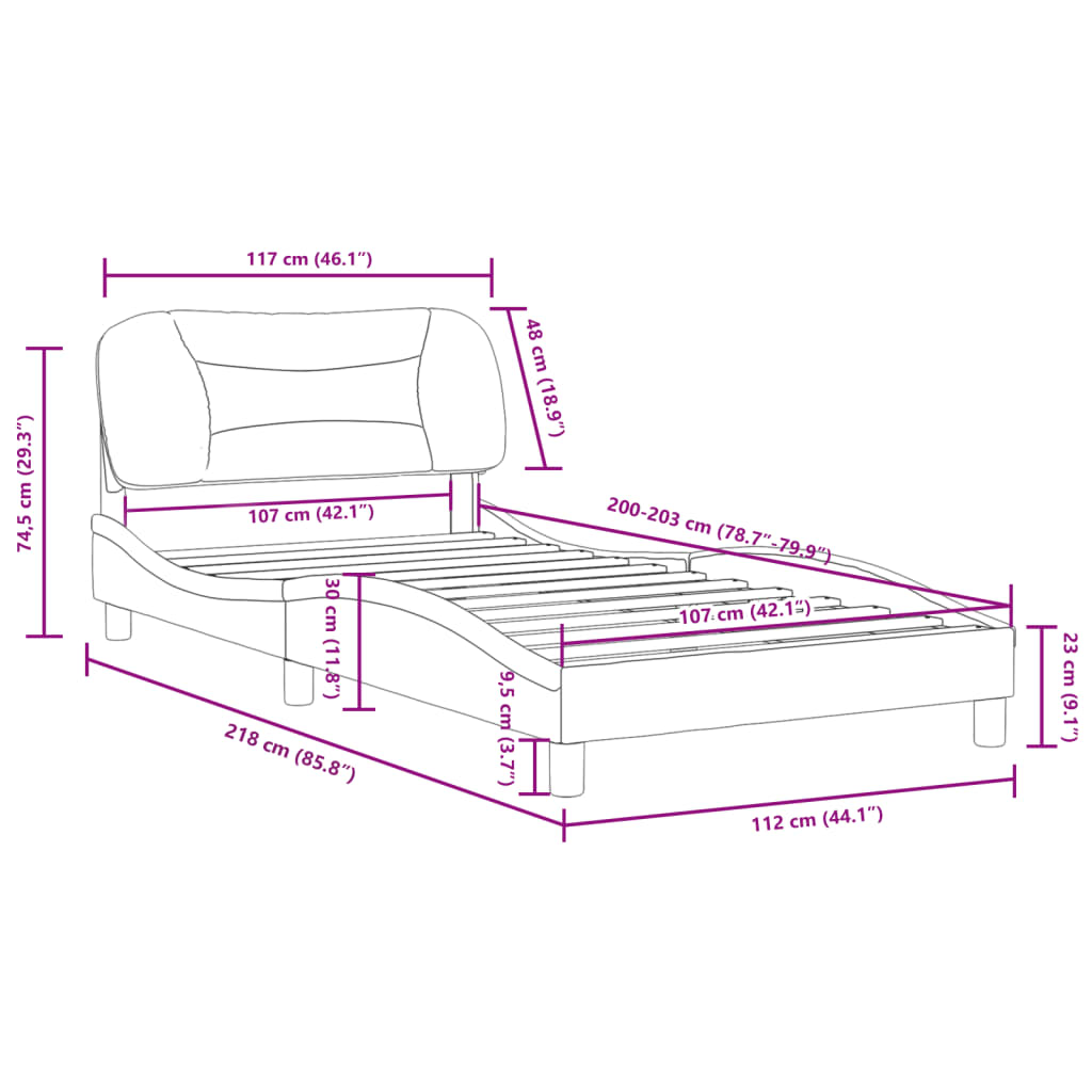 8721012347168_g_en_hd_10 vidaXL Bed Frame without Mattress "Hvar" Black 107x203 cm King Single Fabric - Image 12