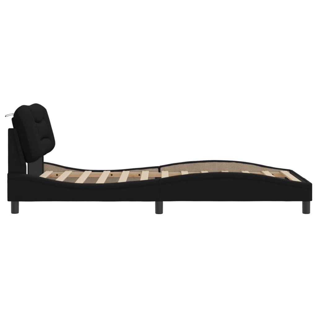 8721012347168_g_en_hd_3 vidaXL Bed Frame without Mattress "Hvar" Black 107x203 cm King Single Fabric - Image 5