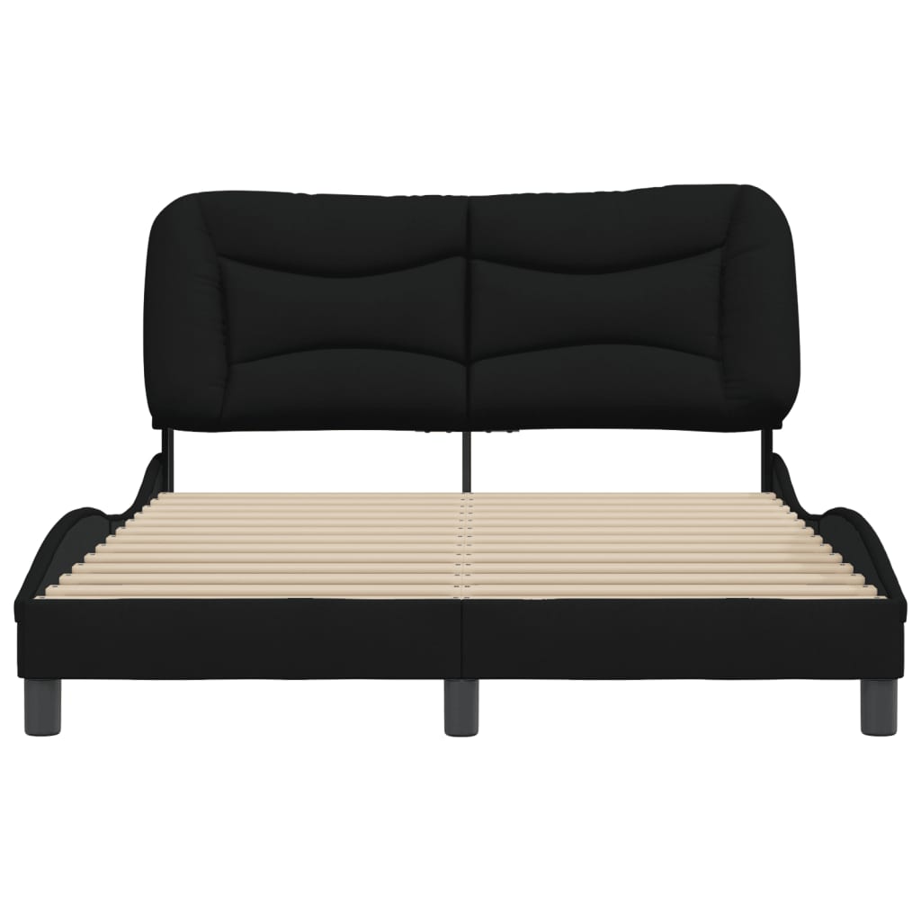 8721012347205_g_en_hd_2 vidaXL Bed Frame without Mattress "Hvar" Black 152x203 cm Queen Fabric - Image 4