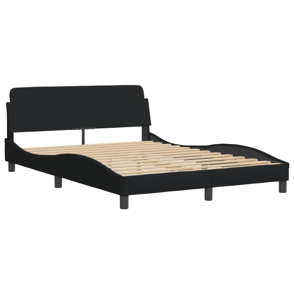 8721012347205_g_en_hd_5 vidaXL Bed Frame without Mattress "Hvar" Black 152x203 cm Queen Fabric - Image 7