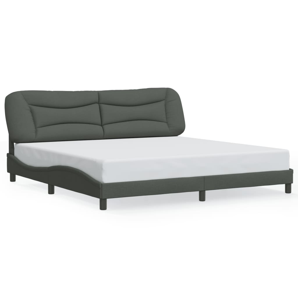 8721012347212_a_en_hd_1 vidaXL Bed Frame without Mattress "Hvar" Dark Grey 180x200 cm King Fabric - Image 2