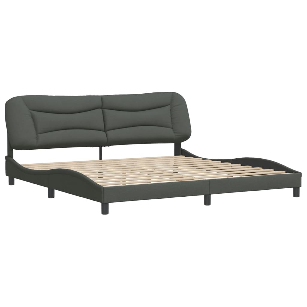 8721012347212_g_en_hd_1 vidaXL Bed Frame without Mattress "Hvar" Dark Grey 180x200 cm King Fabric - Image 3