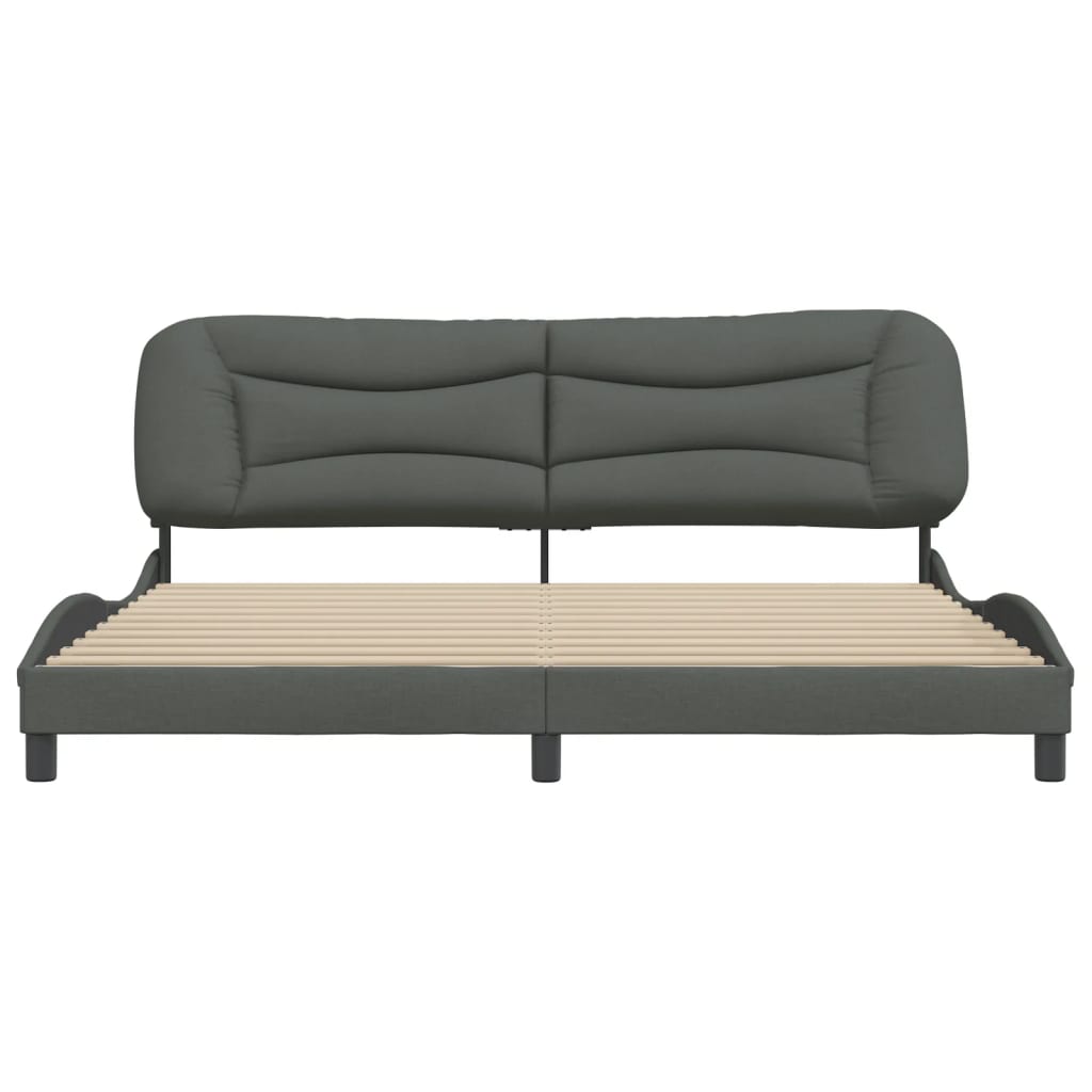 8721012347212_g_en_hd_2 vidaXL Bed Frame without Mattress "Hvar" Dark Grey 180x200 cm King Fabric - Image 4