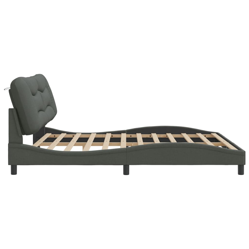 8721012347212_g_en_hd_3 vidaXL Bed Frame without Mattress "Hvar" Dark Grey 180x200 cm King Fabric - Image 5