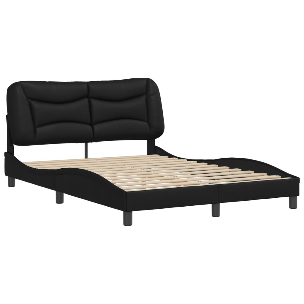 8721012347410_g_en_hd_1 vidaXL Bed Frame without Mattress "Hvar" Black 137x190 cm Double Faux Leather - Image 3