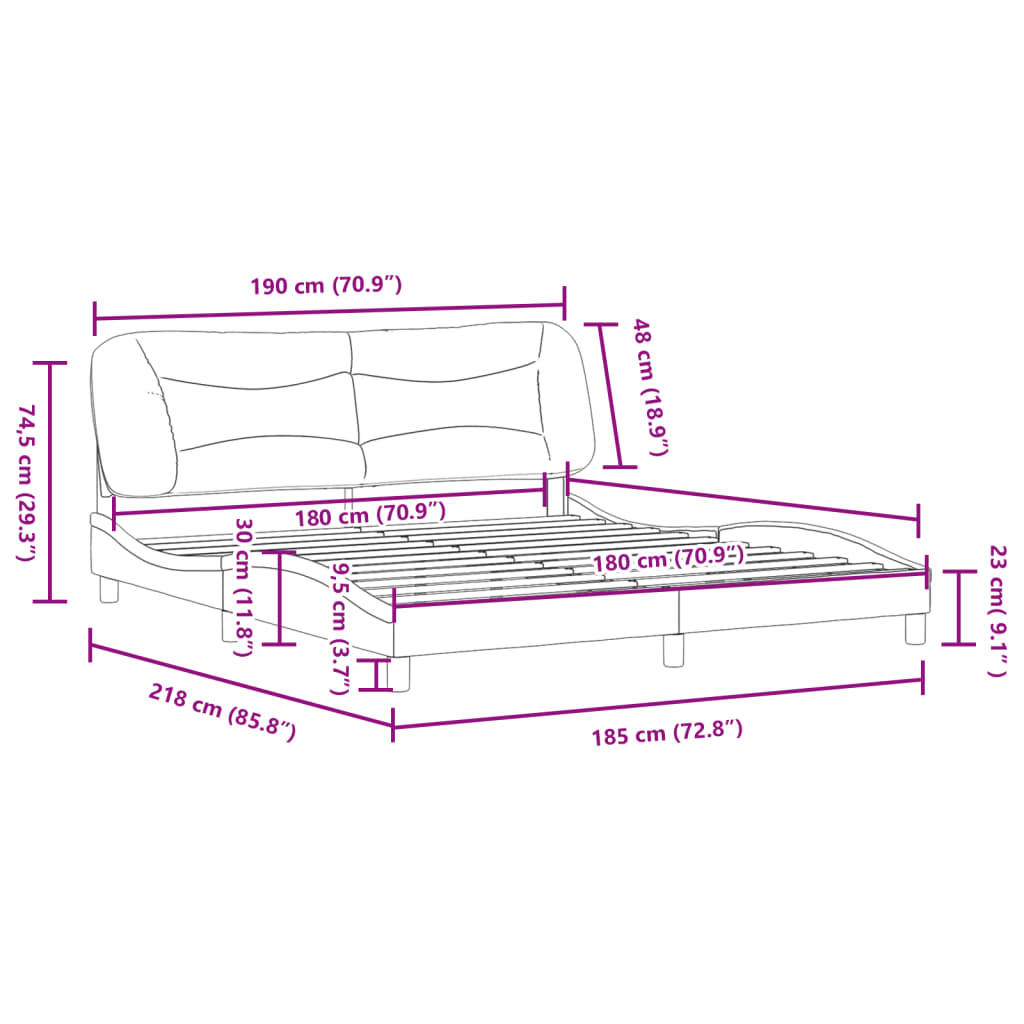 8721012347458_g_en_hd_10 vidaXL Bed Frame without Mattress "Hvar" Black 180x200 cm King Faux Leather - Image 12