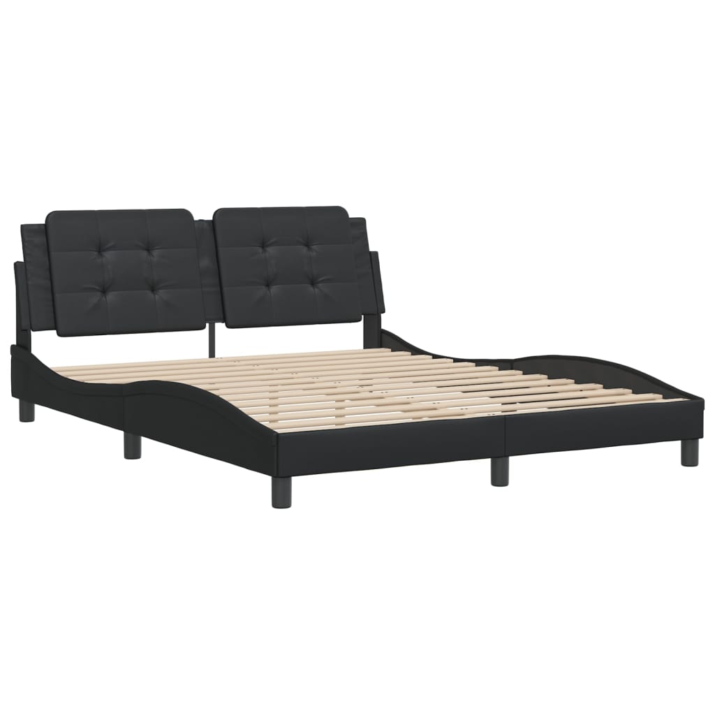 8721012347632_g_en_hd_1 vidaXL Bed Frame without Mattress "Zadar" Black 152x203 cm Queen Faux Leather - Image 3
