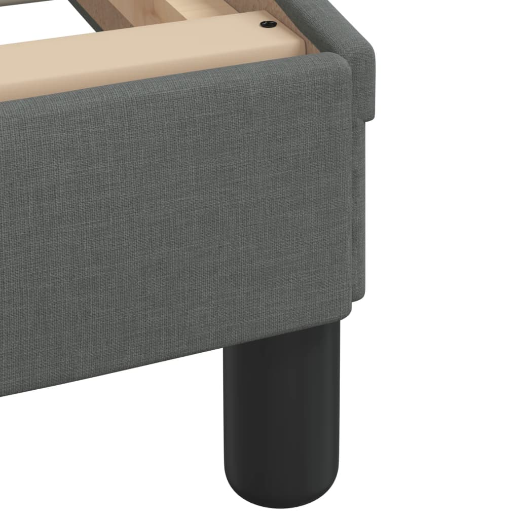 8721012353855_g_en_hd_10 vidaXL Bed Frame with LED without Mattress "Hvar" Dark Grey 90x190 cm Fabric - Image 12
