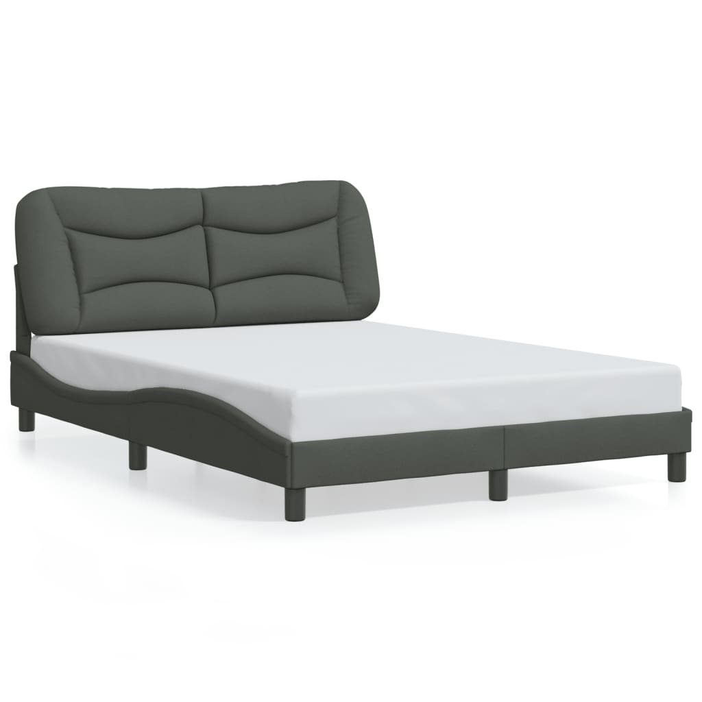 8721012354524_g_en_hd_3 vidaXL Bed Frame with LED without Mattress "Hvar" Dark Grey 137x190 cm Double Fabric - Image 5