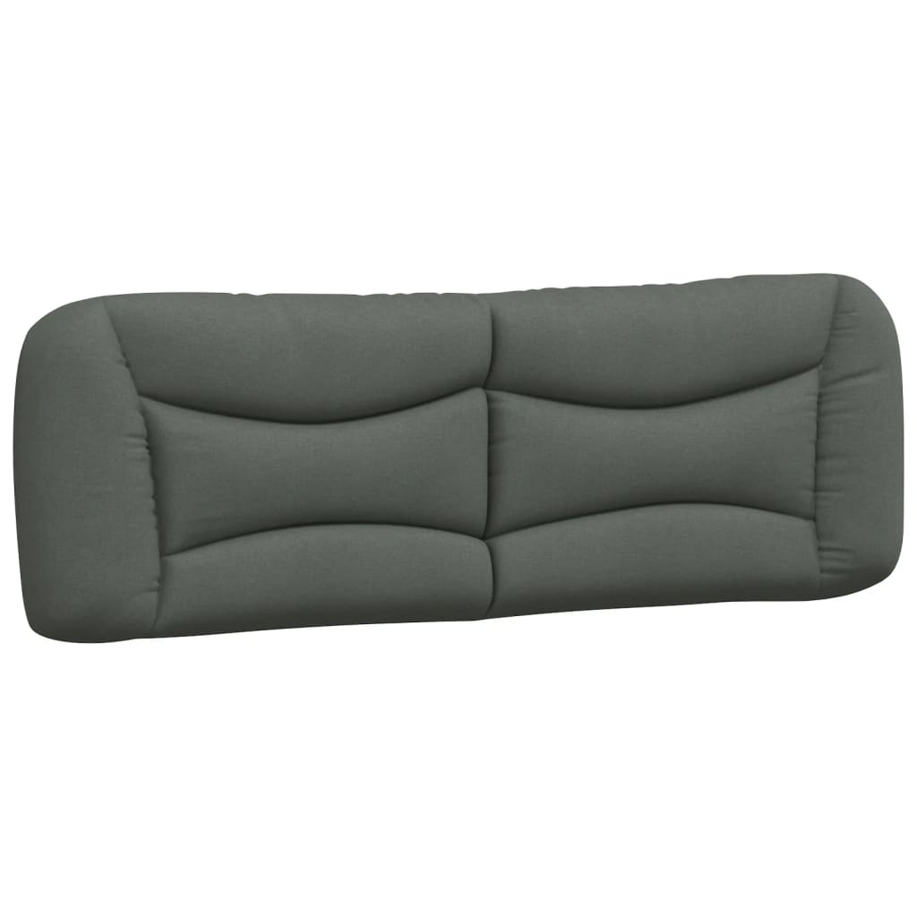 8721012354548_g_en_hd_9 vidaXL Bed Frame with LED without Mattress "Hvar" Dark Grey 152x203 cm Queen Fabric - Image 10