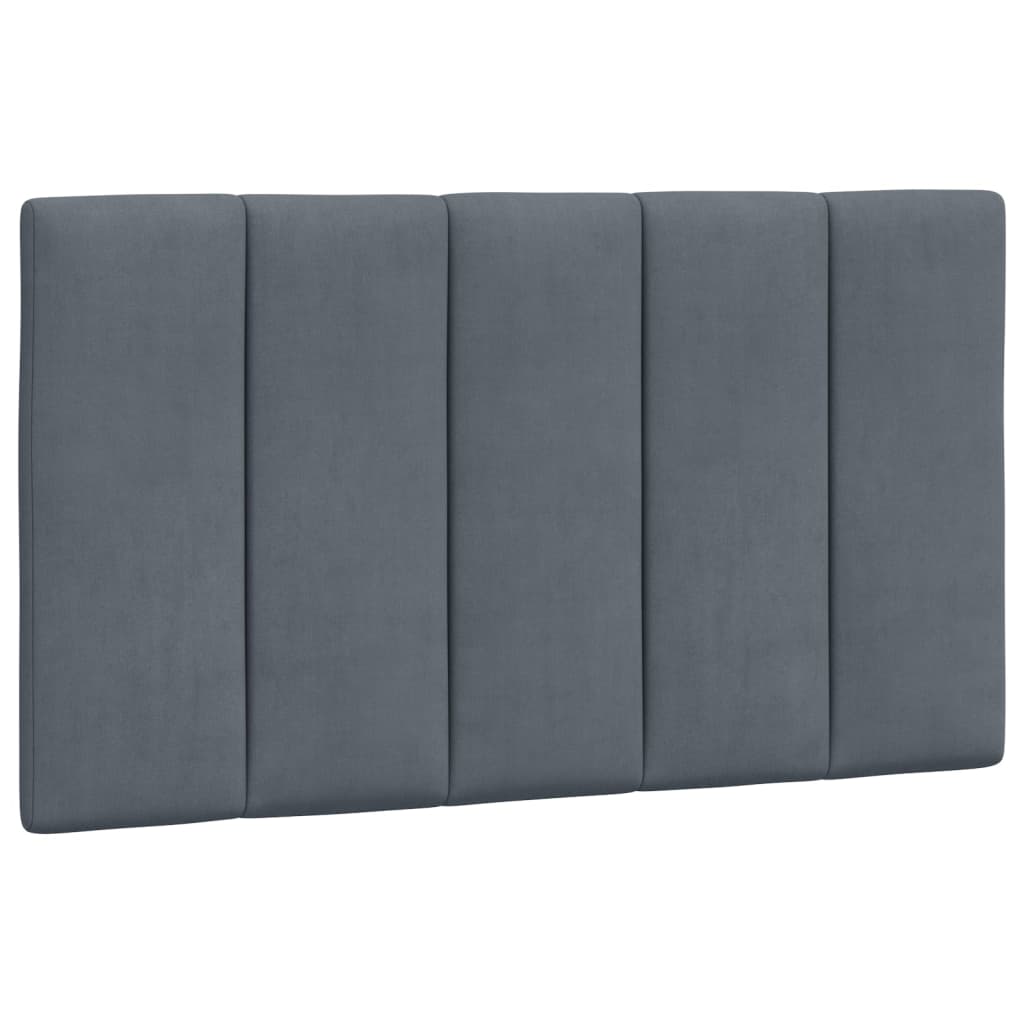 8721012354678_g_en_hd_8 vidaXL Bed Frame with LED without Mattress "Hanko" Dark Grey 90x190 cm Velvet - Image 10