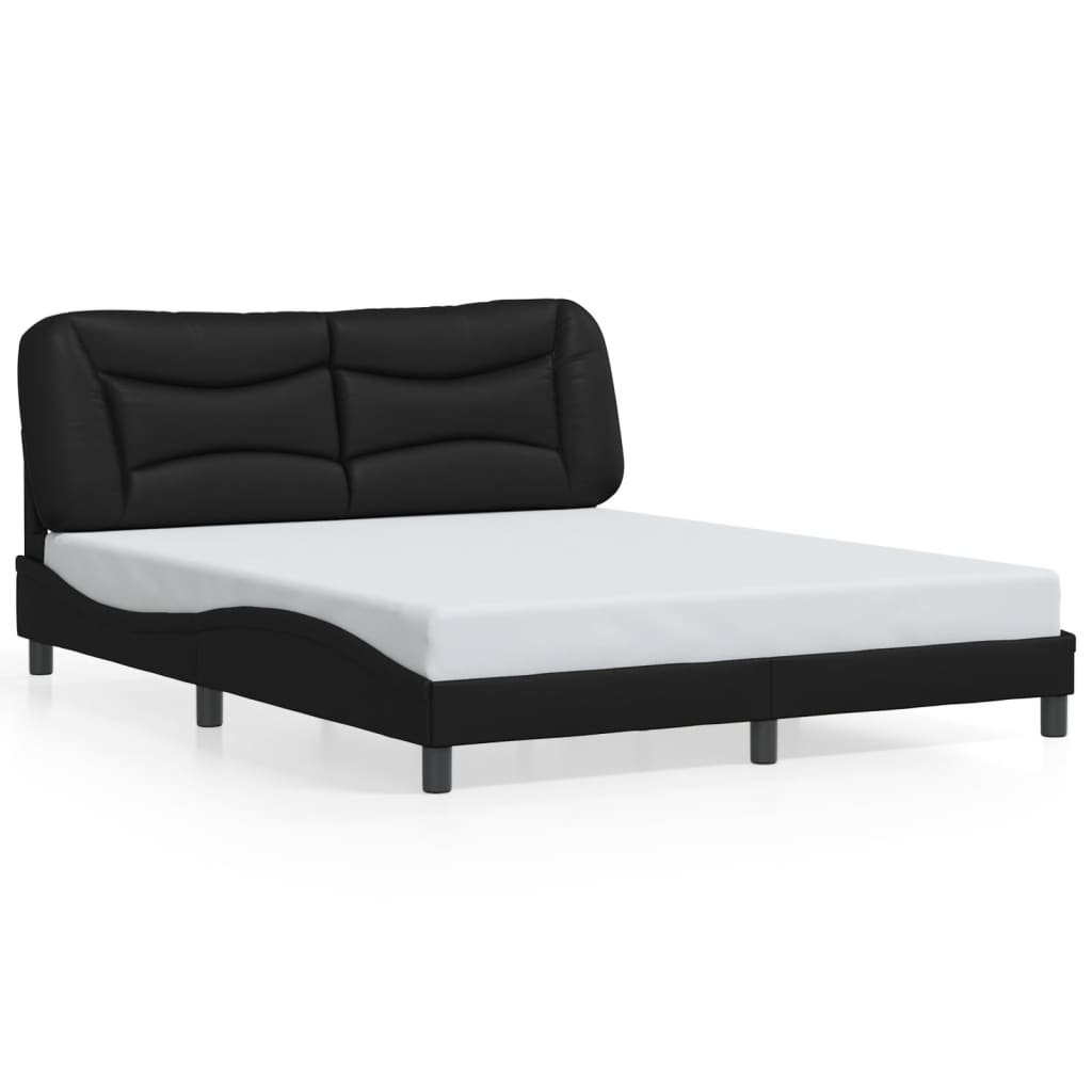 8721012356863_g_en_hd_3 vidaXL Bed Frame with LED without Mattress "Hvar" Black 152x203 cm Queen - Image 5
