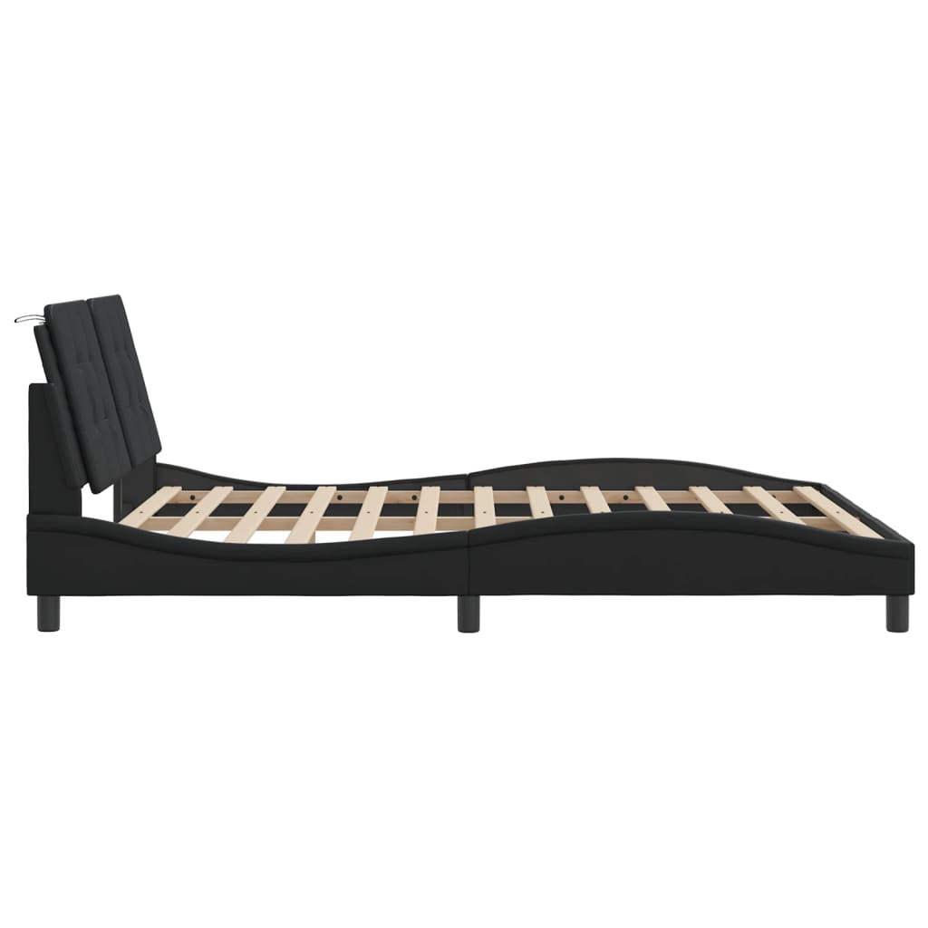8721012358621_g_en_hd_5 vidaXL Bed Frame with LED without Mattress "Zadar" Black 152x203 cm Queen - Image 7