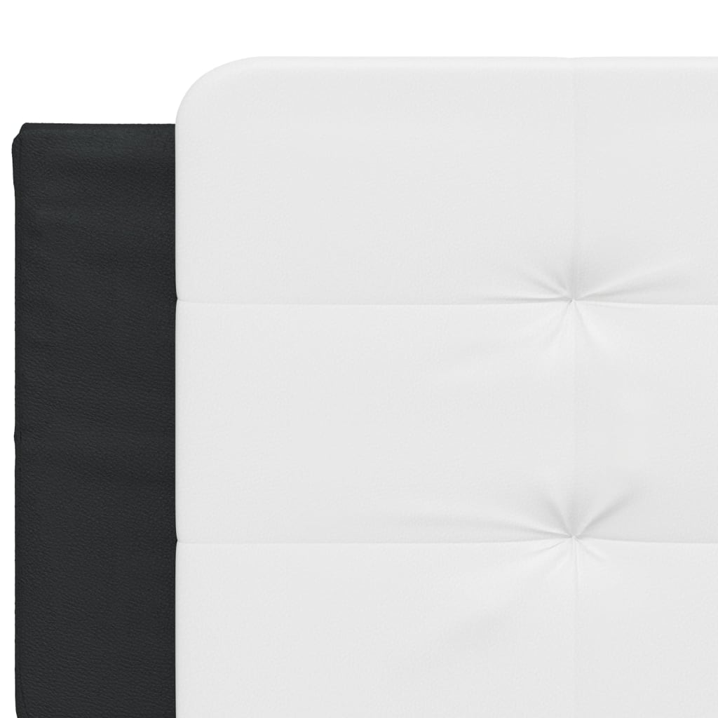 8721012358645_g_en_hd_9 vidaXL Bed Frame with LED without Mattress "Zadar" Black and White 152x203 cm Queen - Image 11