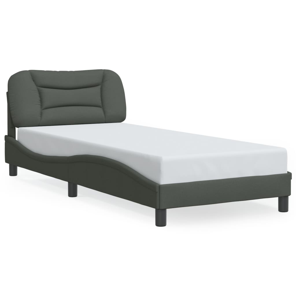 8721012358713_g_en_hd_3 vidaXL Bed Frame with LED without Mattress "Hvar" Dark Grey 90x190 cm Fabric - Image 5