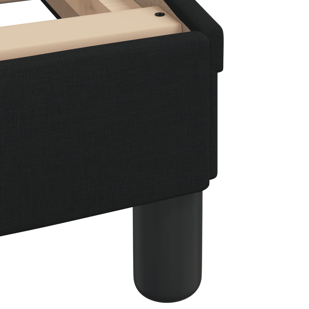 8721012358720_g_en_hd_10 vidaXL Bed Frame with LED without Mattress "Hvar" Black 90x190 cm Fabric - Image 12