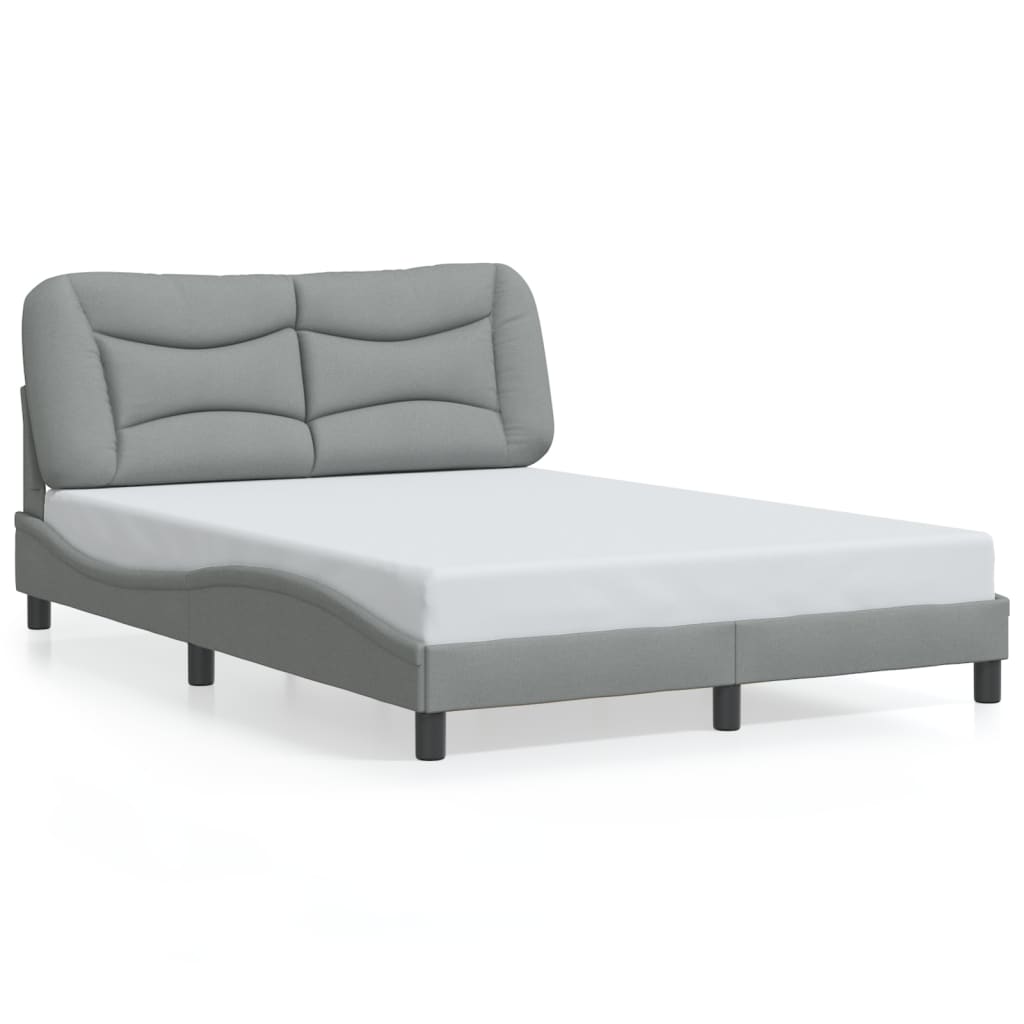 8721012358751_g_en_hd_3 vidaXL Bed Frame with LED without Mattress "Hvar" Dark Grey 137x190 cm Double Fabric - Image 5
