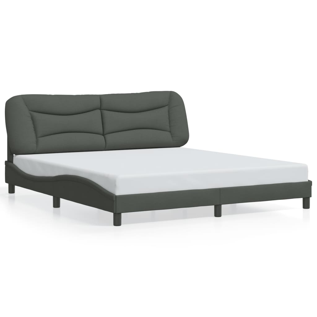 8721012358805_g_en_hd_3 vidaXL Bed Frame with LED without Mattress "Hvar" Black 180x200 cm King Fabric - Image 5