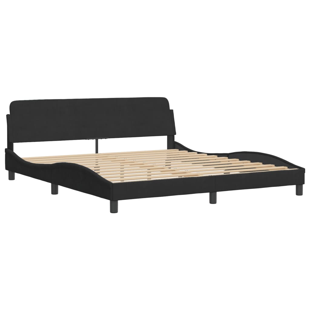 8721012358942_g_en_hd_7 vidaXL Bed Frame with LED without Mattress Black 180x200 cm Velvet - Image 9