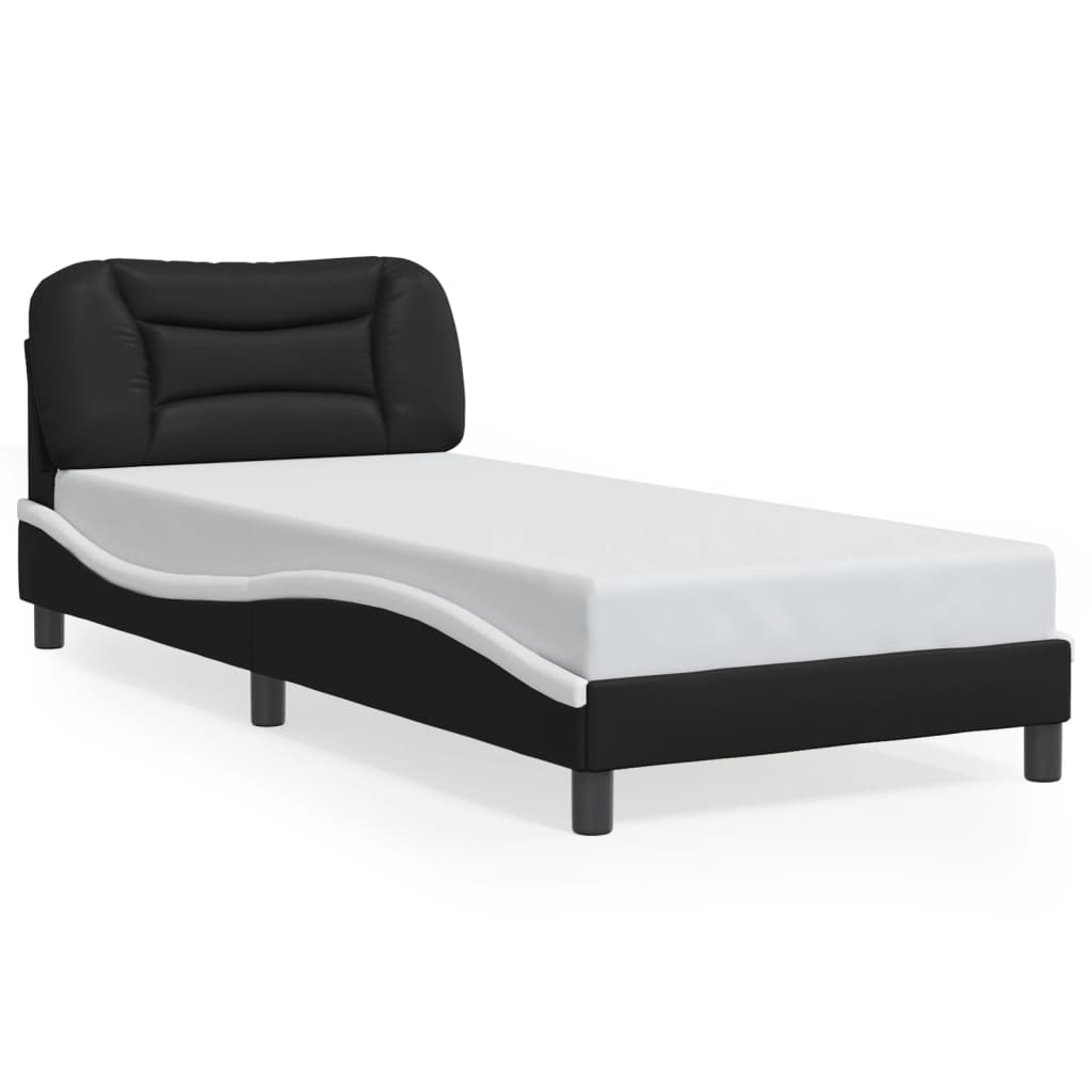 8721012358966_g_en_hd_3 vidaXL Bed Frame with LED without Mattress "Hvar" Black and White 90x190 cm - Image 5