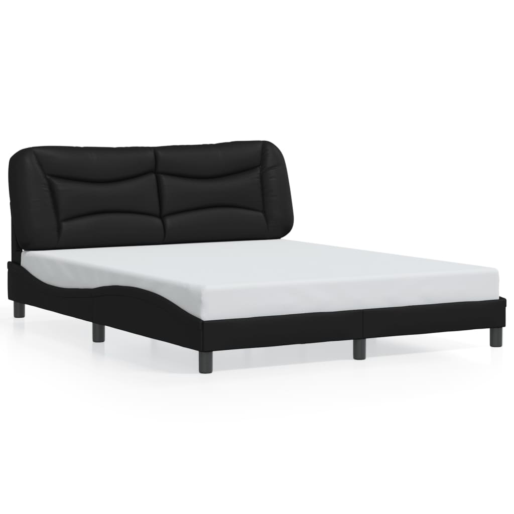 8721012359017_g_en_hd_3 vidaXL Bed Frame with LED without Mattress "Hvar" Black 152x203 cm Queen - Image 5