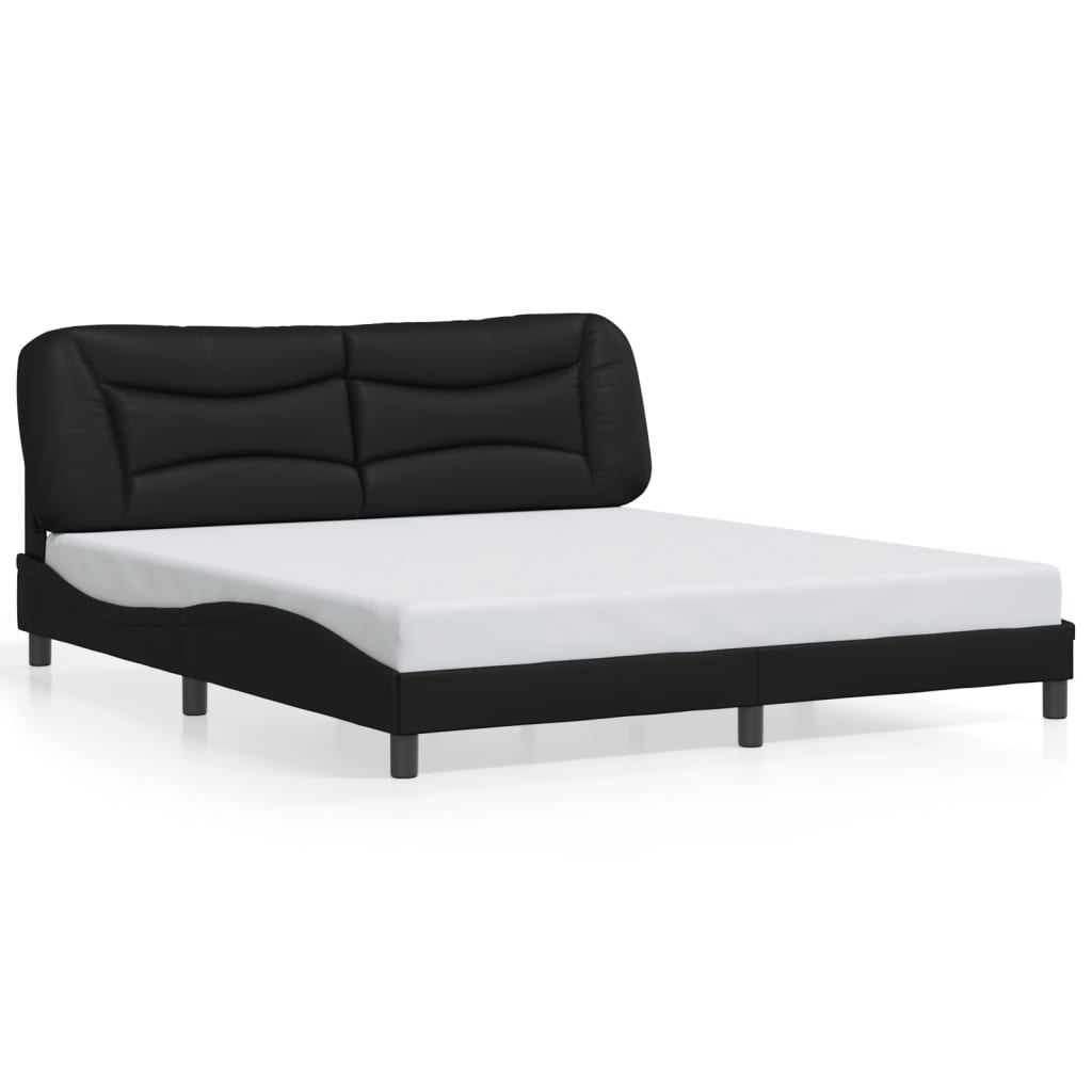 8721012359031_g_en_hd_3 vidaXL Bed Frame with LED without Mattress "Hvar" Black 180x200 cm King - Image 5