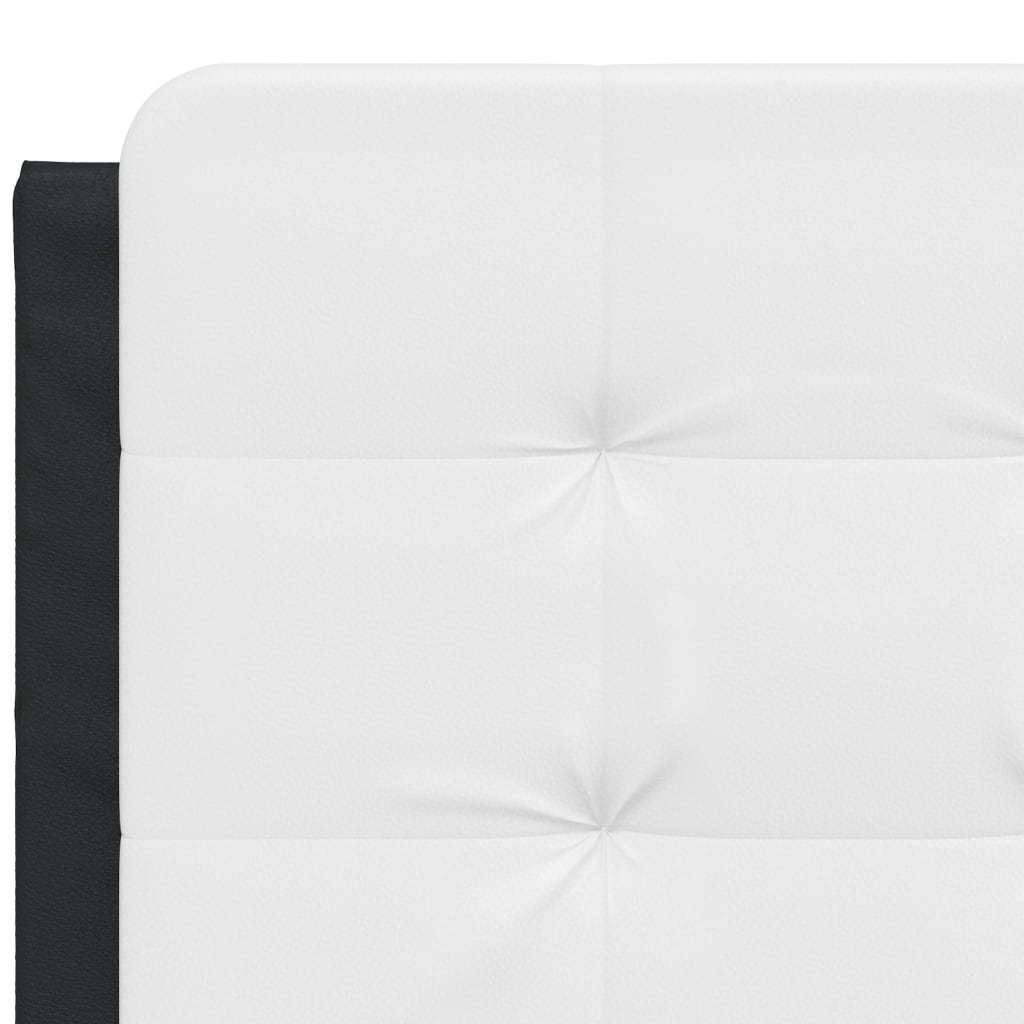 8721012359208_g_en_hd_9 vidaXL Bed Frame with LED without Mattress "Zadar" Black and White 137x190 cm Double - Image 11