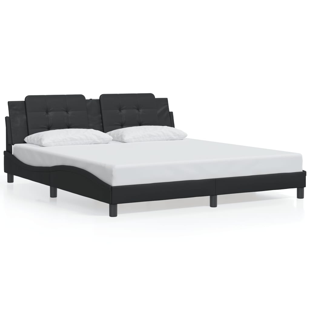 8721012359239_g_en_hd_3 vidaXL Bed Frame with LED without Mattress "Zadar" Black 180x200 cm King - Image 5