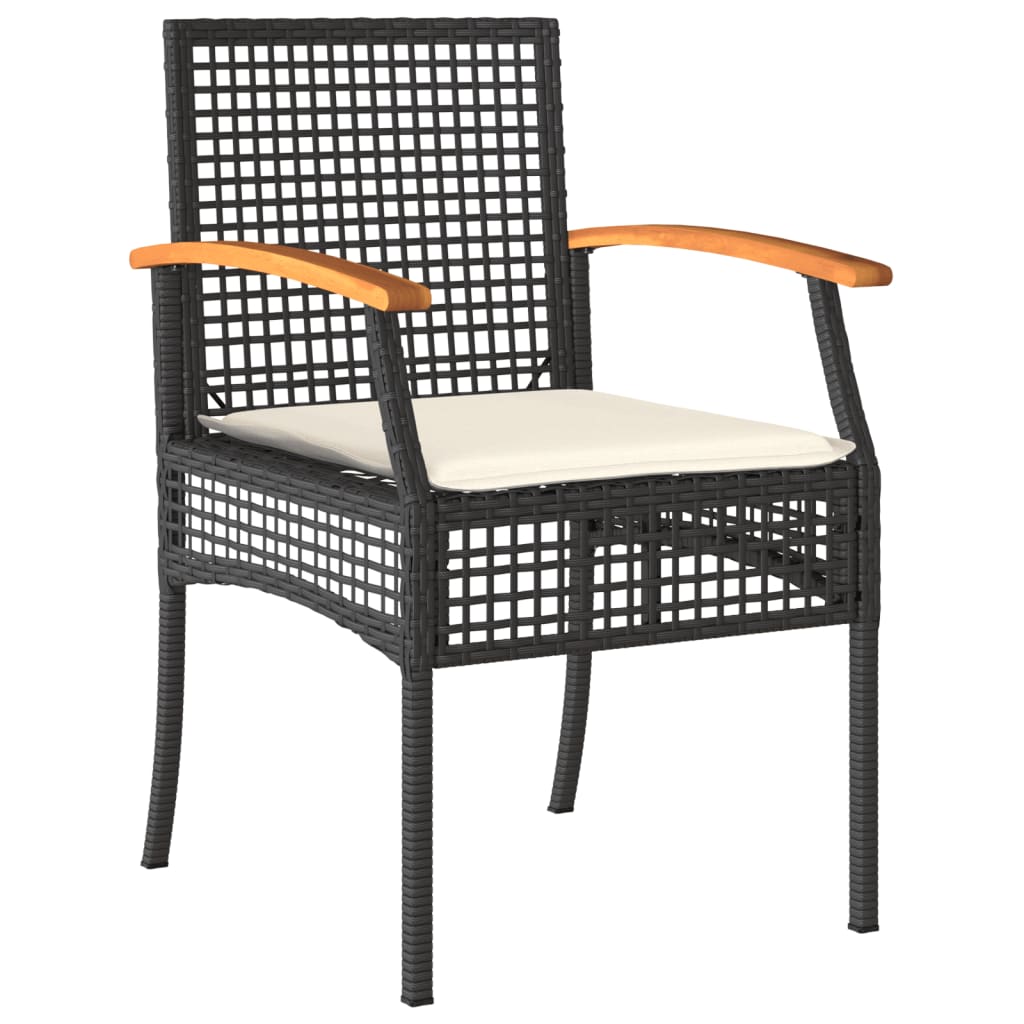 8721012359833_g_en_hd_1 vidaXL 5 Piece Garden Dining Set with Cushions Black Poly Rattan - Image 3