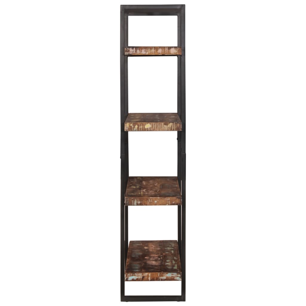 8721012365025_g_en_hd_4 vidaXL Bookcase 4-Tier 110x40x180 cm Solid Wood Reclaimed and Iron - Image 6