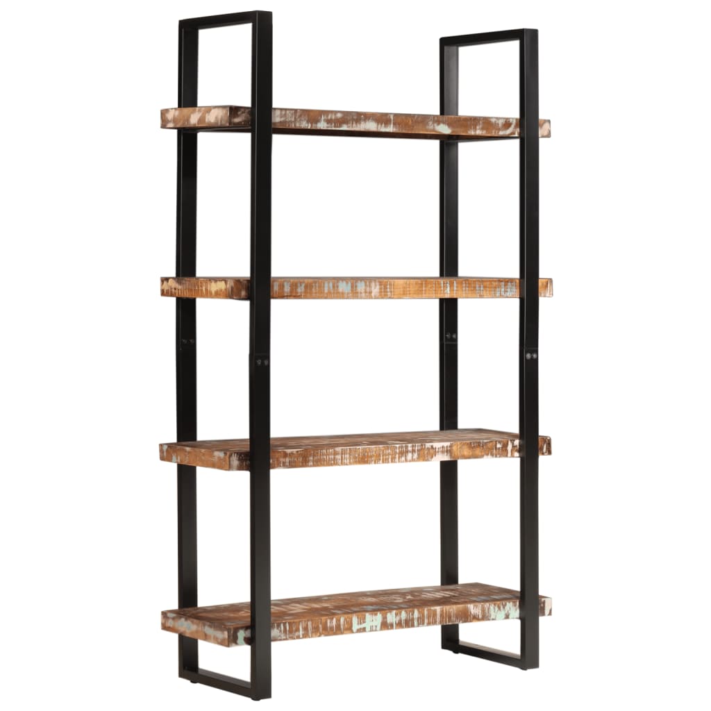 8721012365025_g_en_hd_5 vidaXL Bookcase 4-Tier 110x40x180 cm Solid Wood Reclaimed and Iron - Image 7