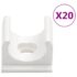 vidaXL Cable Trunkings with Clips Ø16 mm 10 m PVC - Image 4