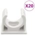 vidaXL Cable Trunkings with Clips Ø25 mm 10 m PVC - Image 4